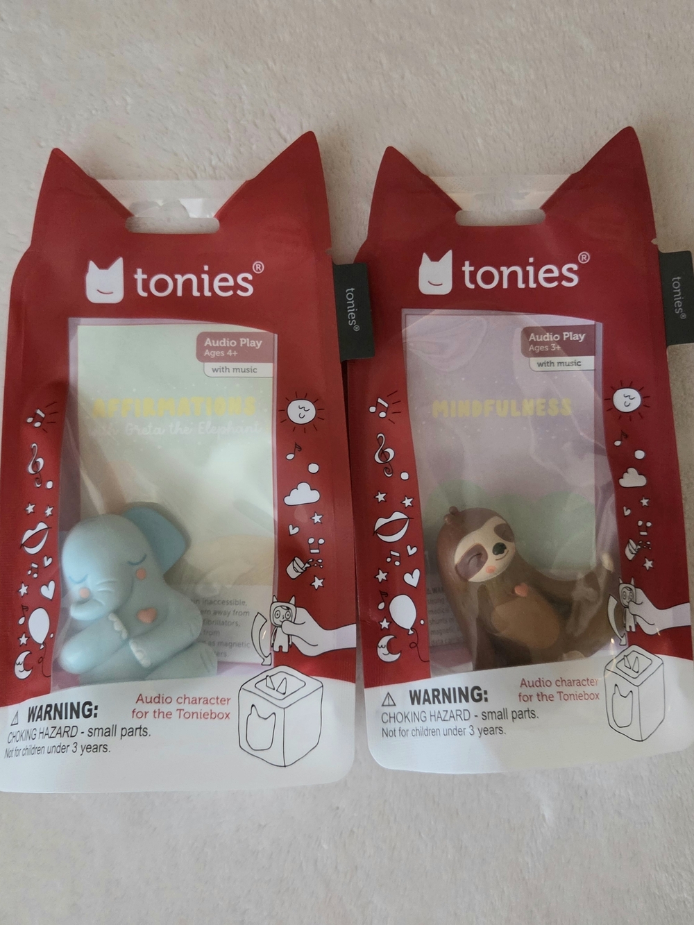 NIP Mindfulness Tonies For Toniebox (Elephant and Sloth)
